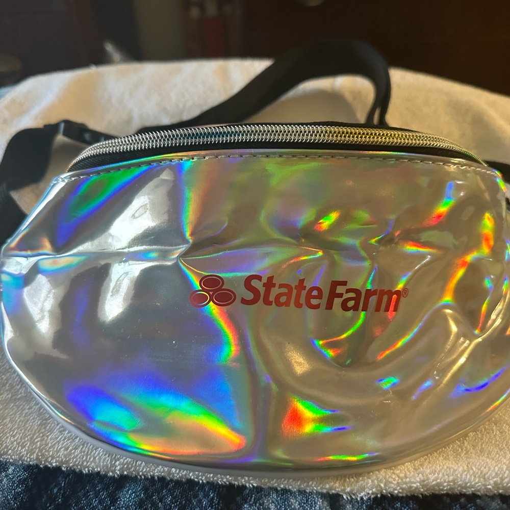 State Farm iridescent Waist Bag